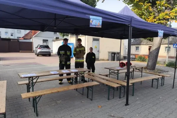 Strażacy z powiatu pilskiego edukowali mieszkańców w ramach Krajowego Treningu Rodzinnego