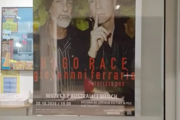 Koncert Hugo Race i Giovanni Ferrario w Regionalnym Centrum Kultury w Pile