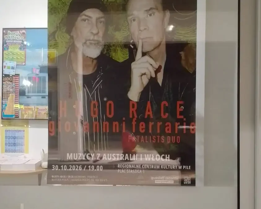Koncert Hugo Race i Giovanni Ferrario w Regionalnym Centrum Kultury w Pile