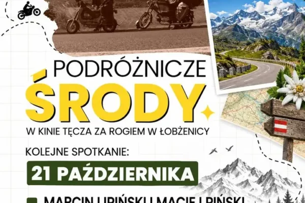 Podróżnicza Środa w Łobżenicy: motorowerami przez Alpy