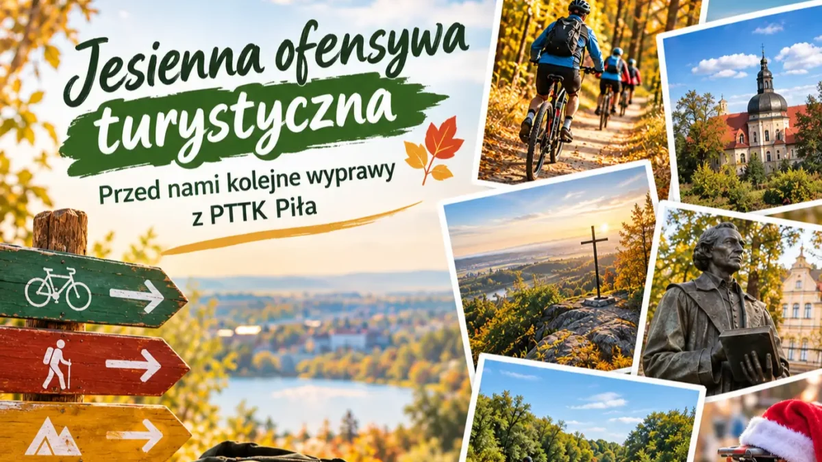 PTTK Piła zaprasza na jesienne wyprawy. Rowerem, pieszo i kajakiem