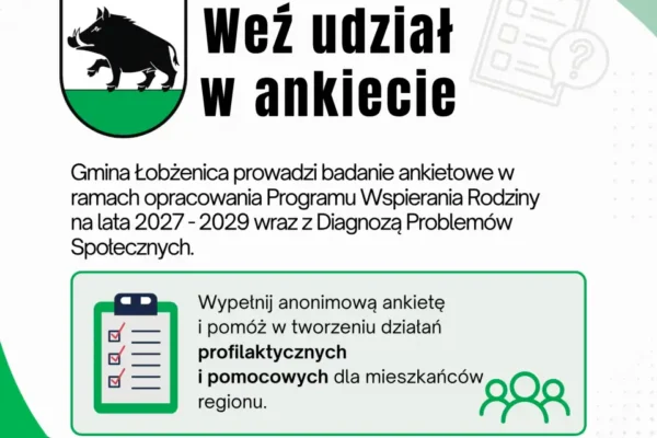 Gmina Łobżenica pyta mieszkańców o problemy społeczne – wypełnij ankietę
