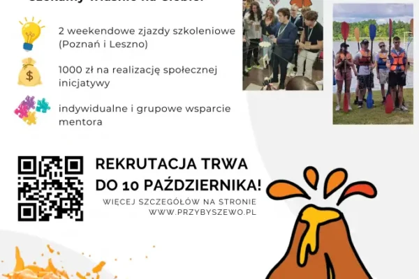 Młodzieżowe Wulkany Partycypacji 2026/27 – ruszył nabór dla młodych liderów z Wielkopolski