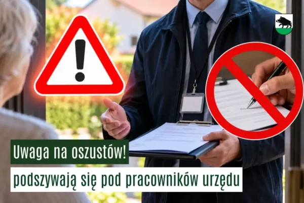 Ostrzeżenie przed fałszywymi pracownikami urzędu w Gminie Łobżenica